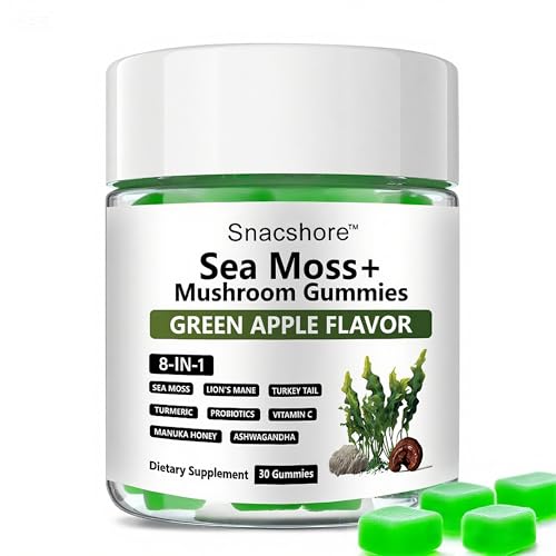 Sea Moss 8-in-1 Gummies | Sea Moss Glow Gummies for Women & Men w...