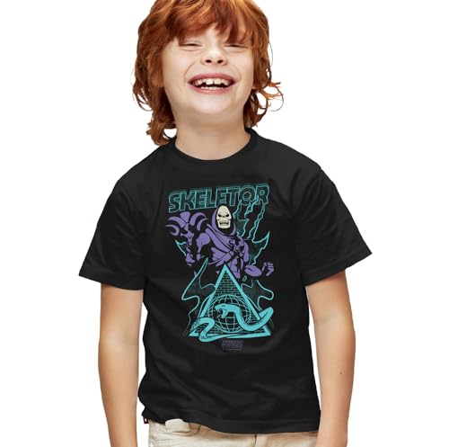 Popfunk Masters of The Universe Radical Skeletor Kids T Shirt for Youth Toddler Boys and Girls