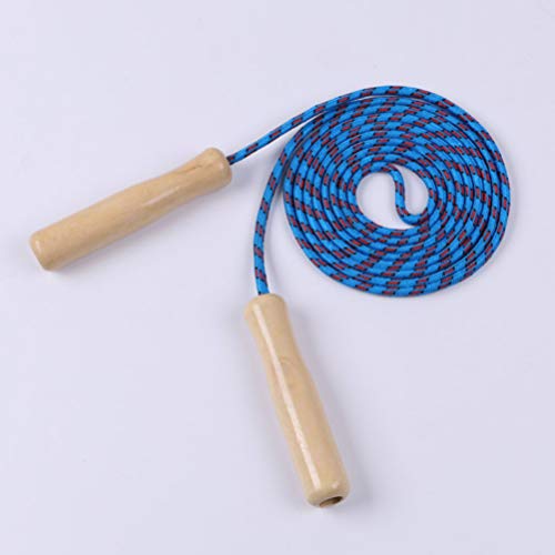 Toyandona – Cordas de madeira para pular – cordas para pular atividades esportivas para crianças adu