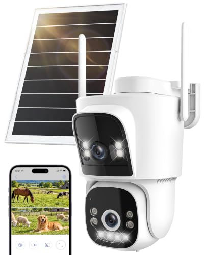 Ctronics 4G LTE AOV Camera Exterieur sans Fil Solaire, Camera sans WiFi