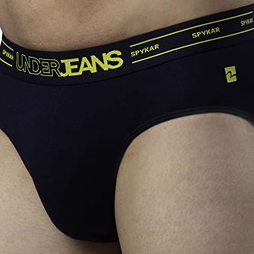 Image of Underjeans Men Cotton Blend Brief - Pack of 2