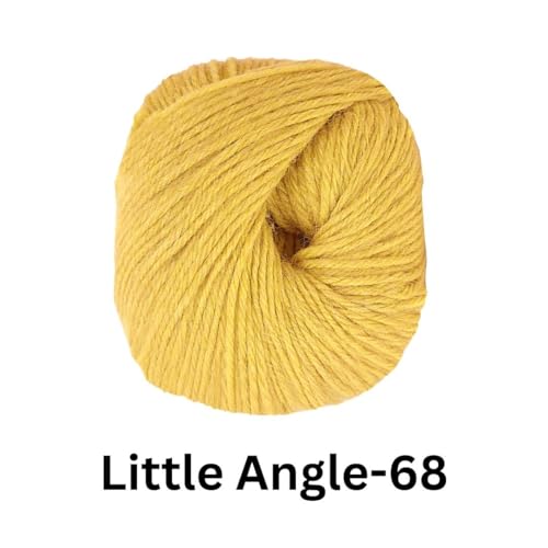 Image of VCR 4 Ply Mustard Little Angle Yarn, 25 Grams, 92 Meters Length, 100% Acrylic Soft Baby Knitting Yarn for Crochet, Newborn Sweaters, Soft Baby Socks, Mittens and Leggings, Pack of 1