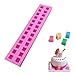 Alfabeto Blocco Torta Silicone Stampo Lettere Zucchero Craft Strumenti Blocchi per Lettere per Torta Strumenti Stampi per Torta Blocchi di Letter Stampo in Silicone Lettere Inglesi 3D Cioccolato