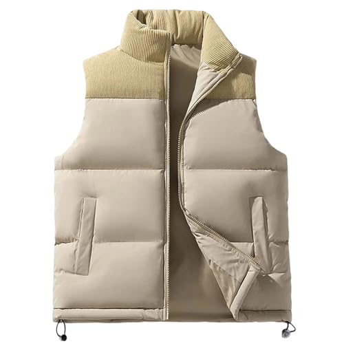 Gilet sans manches ample homme coton épais de qualité supérieure