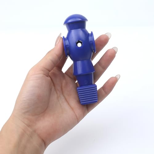 Marsrut 2PCS Foosball Replacement Players Set, Foosball Men, Soccer Player Set, Plastic Replacement Parts for Football Table, 2 Hexagon Nuts Included (Blue) - Thumbnail 6
