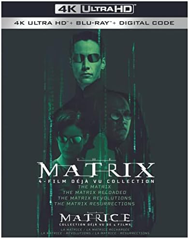 Matrix, The 4-Film Déjà vu Collection (BIL/ 4KUHD + BD) [Blu-ray]