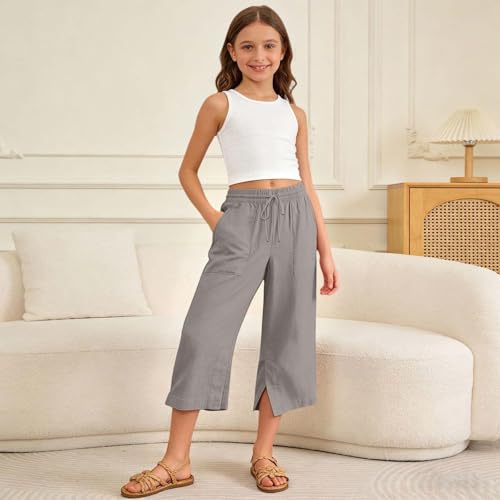 Pantalones de ponte para niña con cintura elástica suave y fácil limpieza 3