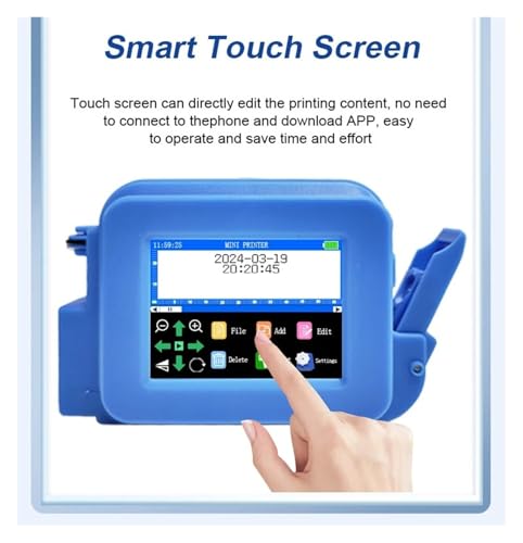 Imprimante Portable Jet d'encre Thermique pour Date de Lot et Code QR