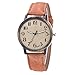 Produktbild Uhren Damen Quarzuhr,Luotuo Mode Frauen Armbanduhr Sportuhr Retro Ø40mm Ultradünn Zifferblatt und Leinwand Uhrenarmbänder Geschäft Freizeit Watch
