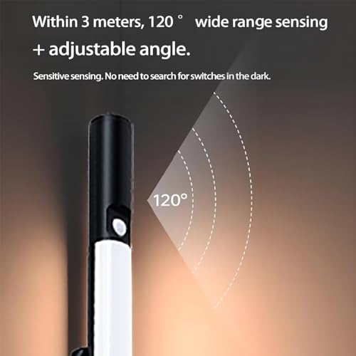 Luz LED de pared sin cables para evitar tropiezos nocturnos con sensor y batería recargable 4