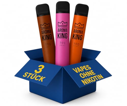 3 Stück - E Vape ohne Niktoin - 3x 700