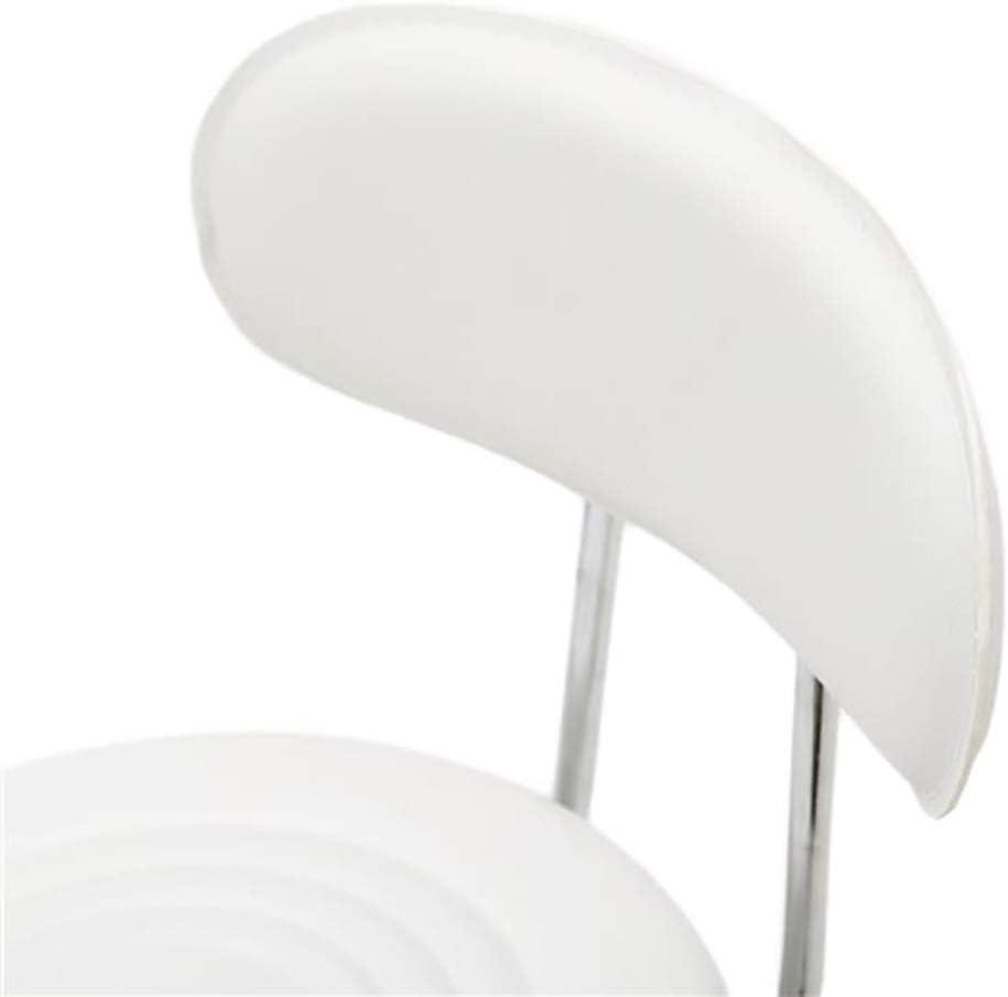 Moonwind Sponge pad Swivel Leather Stool Office Computer Chair Without armrests can be rotated to Adjust The Height of The Stool