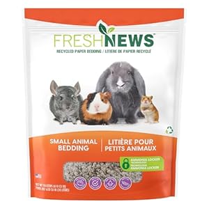 Fresh News Recycled Paper Bedding, Small Animal Bedding, 40 Liters, Packaging May Vary