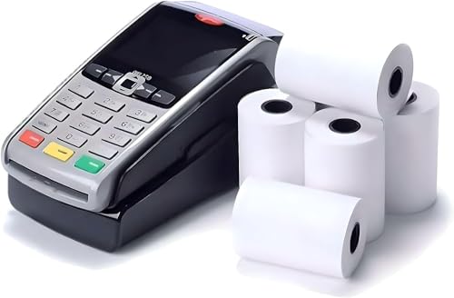 20 X 57x40mm Thermal Credit Card PDQ Machine Till Rolls, Cash Register Thermal Paper Receipt, for PDQ POS EPOS EFTPOS terminals, Barclaycard Verifone Ingenico Move Sagem Spire Pax Worldpay
