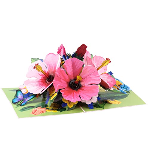 Truance Pop Up Greeting Cards Assortment, 6 Cards, Flower Card, Birthday Cards, Anniversary, Mother Day, Father Day, Thinking Of You, Thank You Card #TOP7