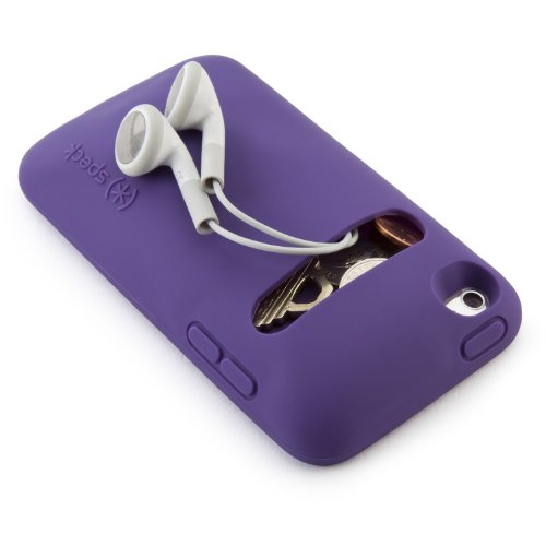 Coque iPod Touch Speck silicone protection violette anti-choc - 4