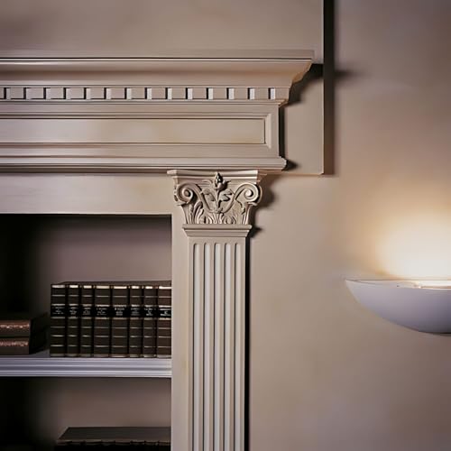 Capitel corintio K201 para pilastras decorativas clásicas de interior 6