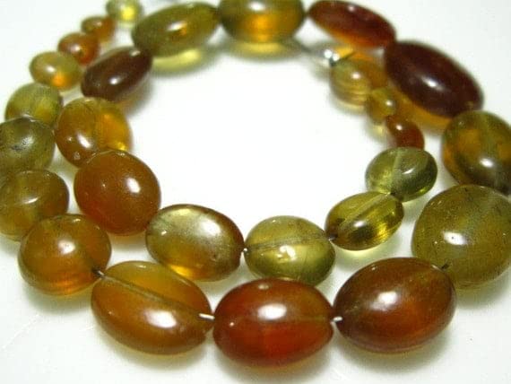 Garnet Smooth Oval Nuggets LKBEADS, pierres naturelles de prestige pour bijoux d'exception