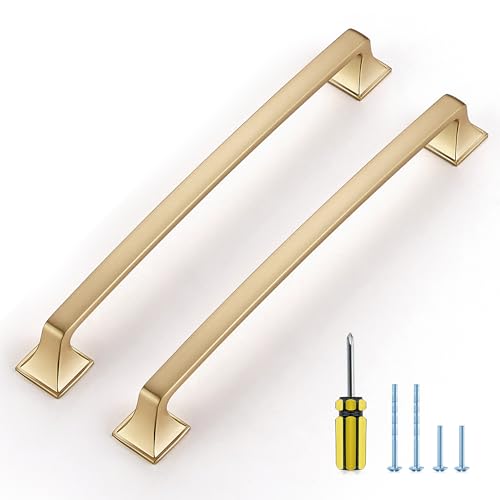 5 Pack Kitchen Cabinet Handles 7-1/2 Inch Champagne Bronze Cabinet Pulls