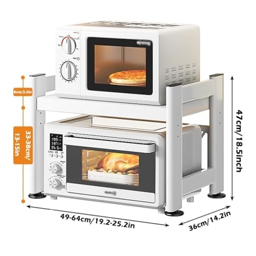 Support de rangement extensible micro-ondes et étagère de comptoir vaisselle - 3