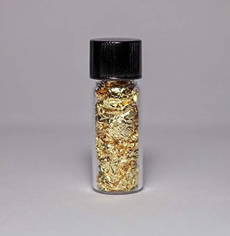 Gold Metal 99.999% Pure Element 79 Au Chemistry Sample Foil - Science Experiment - Chemistry kit - Periodic Table, Element Collection, Transition Metals
