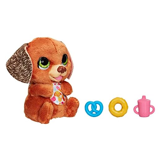 FurReal Newborns Puppy Animatronic Plush Toy with Sound Effects, Interactive Pets for Kids Ages 4 and Up