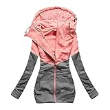 Kapuzenpullover Damen Longshirt Crinkle Shirt Damen top rosa Pullover Damen v Ausschnitt einfärben von Textilien Frauen t-Shirt Herbstjacken Damen Meine bestellungen anzeigen
