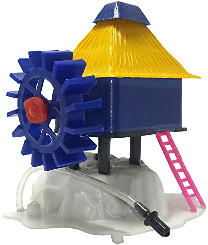 One Top Aquarium Air Operated Decorative Action HomeToy with Air Bubble Arrangement Wheel Hut Toy Decorative Fish Tank (B0BP6G5QN7) Amazon Price History, Amazon Price Tracker