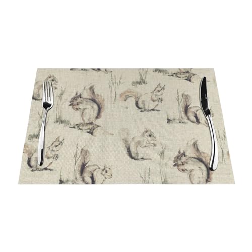 Set de table résistant à la chaleur et antidérapant lot de 4 en PVC - 7