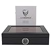 GERMANUS Humidor Mensalla voor 30 sigaren, carbon