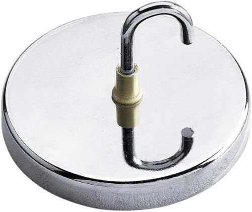 Replacement for Magnetic Hook Handi-Hook 1.25‘ L X 2‘ W Silver 20 lb. Pull Silver Chrome Replaces Parts