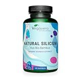 Vegavero BIO Silizium Kapseln | Premium: aus 100% Bio Bambus