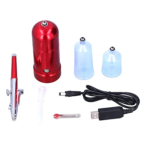VomekoPrzenośny wtryskiwacz tlenu do twarzy, mgła nawilżająca skórę, ładowalny atomizer nawilżacza, zestaw rozpylacza mgiełki do makijażu Wysokociśnieniowy aerograf z kompresorem