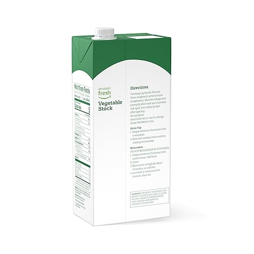 Amazon Fresh Vegetable Stock, Carton thumb #1