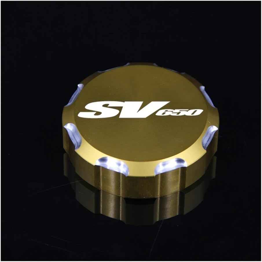 Front Brake Fluid Reservoir Cover Cap Motorcycle CNC Front Brake Master Cylinder Reservoir Cover Cap For SV650 SV650S 1999-2008 (2004 2005 2006 2007 For SV 650