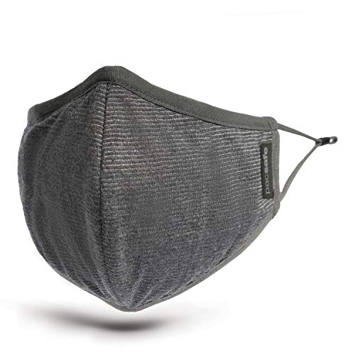 Pacsafe Ion Mund-Nase-Maske, Silver Grey, M, 1 Stück (1er Pack)