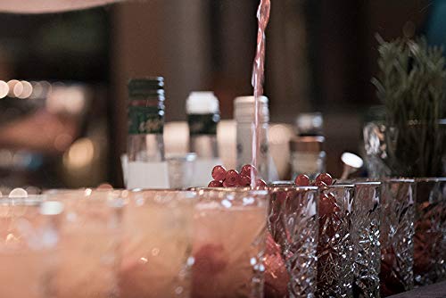 Buddy's Bar - Zestaw do mieszania, szklanka do mieszania 500 ml, wysoka jakość, łyżka barowa 27 cm, cedzak / cedzak barowy, stal nierdzewna polerowana na wysoki połysk, bezpieczna dla żywności, można myć w zmywarce, zestaw barowy w pudełku upominkowym