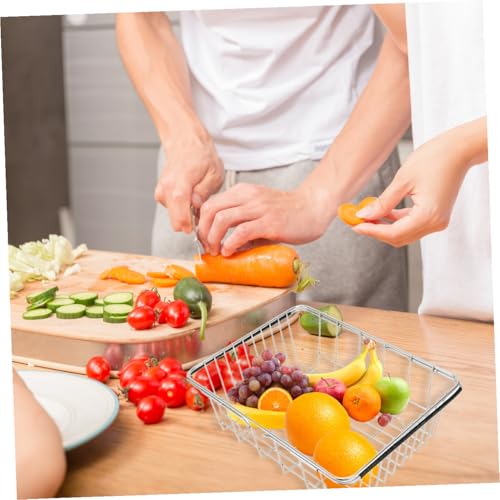 Escurridor de fregadero de acero inoxidable con función de drenaje, resistente al óxido, ahorra espacio para cocina, vajilla multifuncional, accesorio de cocina, limpiador para fregadero y encimera