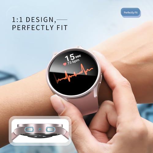 Landhoo 6+6 Pack for Samsung Galaxy Watch 7 40mm Screen Protector Case - image 5