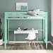 New Premium Deluxe Twin Metal Loft Bed in Mint Color