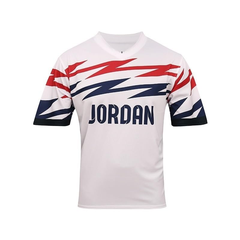 Solastride 2026 Men's Football Jersey National Team Home Jersey Fan Version Soccer Jersey Supports Multiple Teams in Europe/America/Asia/Africa(Jordan,M)