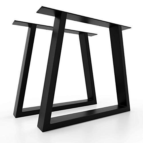 Gambe tavolo stile industriale Trapezio in ferro - Piedi per tavolo - Profilo 100x40mm TR10040