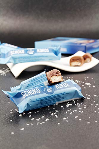 frankonia CHOCOLAT NO SUGAR ADDED Schoko-Kokos Riegel, 100 g (3x33 g)