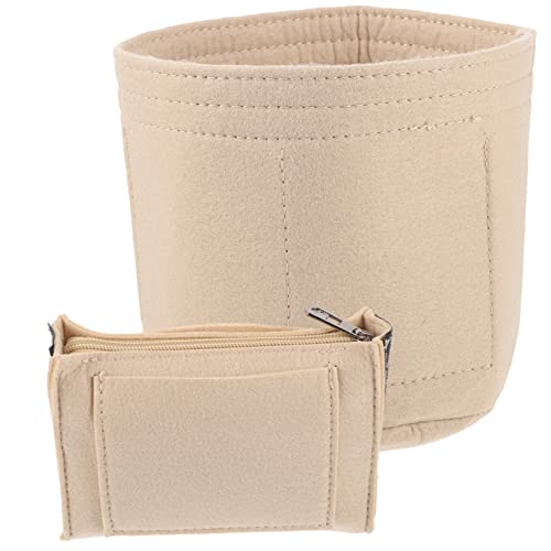 TOVINANNA Felt Purse Organizer Insert for Women's Handbags Tote Bag Insert Organizer Cylinder Liner