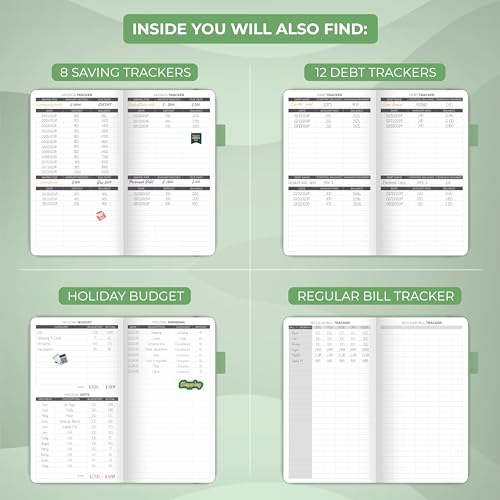 image for Clever Fox Budget Planner Pocket – Mini Expense Tracker Notebook. Mo