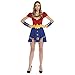 Disfraz Superheroína Wonder Girl Mujer【Tallas Adulto S a L】[Talla L] | Disfraces Mujer Superhéroes Carnaval Halloween Regalos Chicas Cosplay Cómics