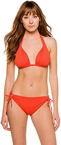 La Blanca Women’s Standard Island Goddess Rouched Halter Bikini Swimsuit Top