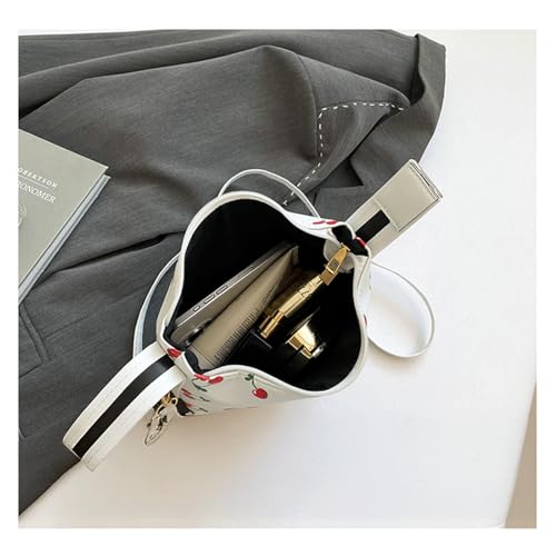 Cherry Purse Small Boxy Crossbody Purse with Cherry Print Leather Shoulder Bag Top Handle Handbag4