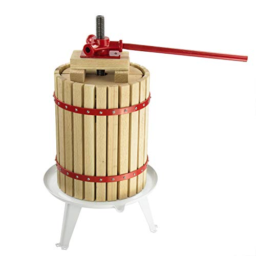 Preisvergleich Produktbild Obstpresse Beerenpresse Saftpresse Fruchtpresse Weinpresse Spindelpresse BP 6 l