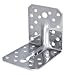 Produktbild Alberts 335267 Schwerlast-Winkelverbinder mit Sicke | Edelstahl | 105 x 105 x 90 mm